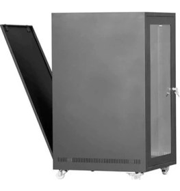 Resim Setrack 12U 600X600 Tekerlekli Cam Kabinet 