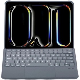 Resim T5507d İpad Uyumlu Pro 11 2022 Kılıf Palermo Ledli Klavyeli Standlı Tablet Kılıfı - Siyah - Elm-01-790099 