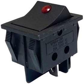 Resim 220 Volt Geniş Nokta Işıklı Anahtar On-off Ic-104d 