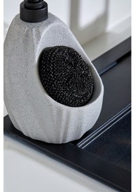 Resim Cooker 180 Ml Seramik Süngerlikli Sıvı Sabunluk Ckr3559 Gri 