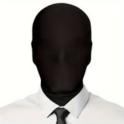 Resim 1/2 adet Erkek Siyah Tam Yüz Maskesi Halloween Yüzü Olmayan Kapüşon Maskesi Cosplay Gizli Maskesi Halloween Maskeli Balo Cosplay Partisi Yetişkin Siyah Yüz Maskesi Kumaş Kostüm, CyberPK 