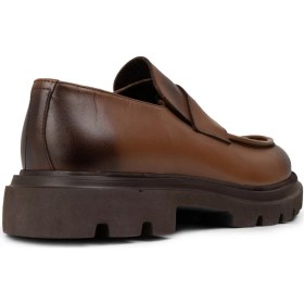 Resim Deery Erkek Hakiki Deri Taba Renk Loafer Ayakkabı - 01980MTBAE03 