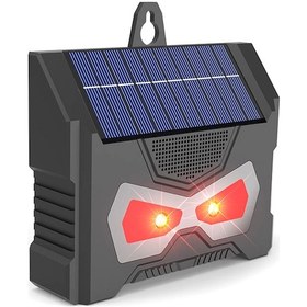 Resim Skycity Güneş Enerjili Ultrasonik Hayvan Kovucu, 9-65 Khz Sıcaklık Aralığı, Su Geçirmez, Bahçe/çiftlik İçin Sıçan-kurt-geyik Kovucu, Siyah, Sjz059 