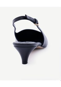 Resim Yargıcı Alçak Topuklu Arkası Açık Ayakkabı 25ykay4008p 001 Siyah 