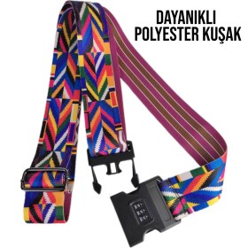 Resim Başkent Çanta Valiz Emniyet Kemeri Şifreli Kilitli Renkli 8683255012041 