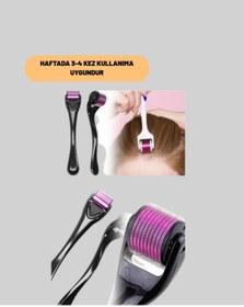 Resim Epilons Evde Güvenli Kullanım İçin Titanyum Derma Roller – Siyah Saplı 