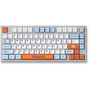 Resim MCHOSE Z75S %75 RGB Kablosuz Hotswap Turuncu – Mavi Mekanik Gaming Klavye (MC-Z75S-7) 