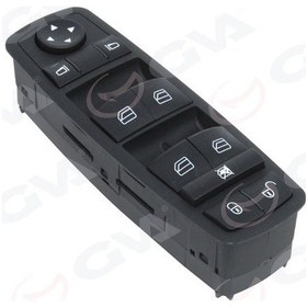 Resim Gva 8099028 - Cam Acma Salterı On Sol Sıyah Mercedes W169 W245 