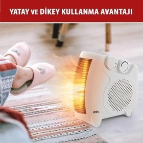 Resim TeknoKapsül Fanlı Isıtıcı (Sfh- 6940) 2000W - Soğuk ve Yatay - Dikey Kullanıma Uygun 