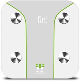 Resim AboutThePerfect Beyaz Akıllı Yağ Ölçer Bluetooth Tartı, Hassas ve Kolay Kullanım 