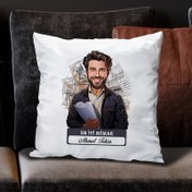 Resim Karikatürlü En İyi Erkek Mimar Yastık 