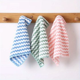 Resim 5/10/20/30 Paket Mutfak Bezleri, Mercan Polar Mikrofiber Bulaşık Havluları, 24.99cm x 24.99cm Yumuşak Emici Havlular, Yeniden Kullanılabilir, Makinede Yıkanabilir Mutfak, Banyo, Araba, Pencere için, Renk Rastgele 