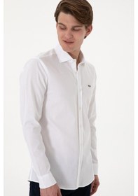 Resim U.s. Polo Assn. Erkek Beyaz Gömlek Basic 50298004-vr013 Beyaz 