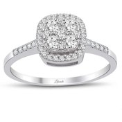 Resim Lilarote Pırlanta 0.55 Ct Pırlanta Coronet Yüzük 