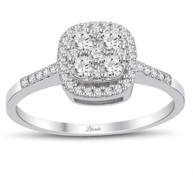 Resim Lilarote Pırlanta 0.55 Ct Pırlanta Coronet Yüzük 