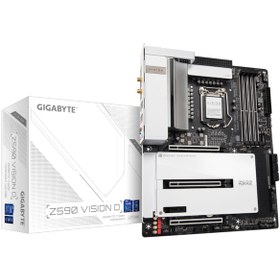 Resim Gigabyte Z590 Vision D Intel Z590 4800 MHz (OC) DDR4 Soket 1200 ATX Anakart Gigabyte