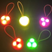 Resim 1pc Silikon LED Güvenlik Işığı, Gece Koşusu ve Yürüyüşü için Taşınabilir Sırt Çantası Asma Uyarı Işığı, Pille Çalışır, Şarj Edilemez, Dış Mekan Kullanımı, ≤36V 