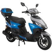 Resim Falcon Motosiklet Nitro 50 Cc Scooter Mavi Yeni Nesil Güçlü Motor 