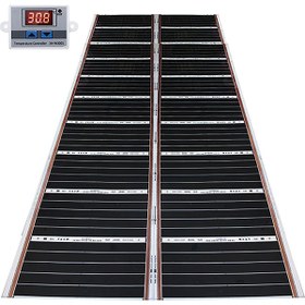 Resim OXA Halı Altı Karbon Isıtıcı Film Dijital Termostatlı 80x100cm 
