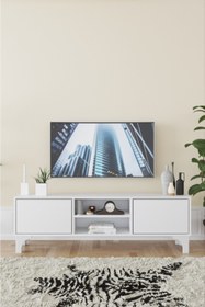 Resim Haus Modüler Haus Romeo Tv Sehpası - Beyaz 