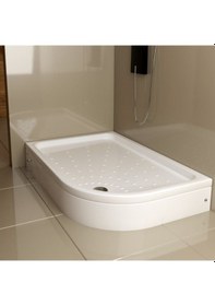 Resim Ubm 70x110 Cm Asimetrik Oval Duş Teknesi Sol 