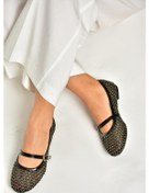 Resim Fox Shoes U726954015 Altın File Kadın Babet Altın-file Altın 