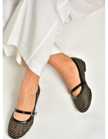 Resim Fox Shoes U726954015 Altın File Kadın Babet Altın-file Altın 