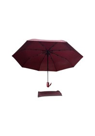 Resim Unisex Full Fonksiyon Açma Kapama, Çanta Boy Kılıflı Şemsiye Bordozikzak 