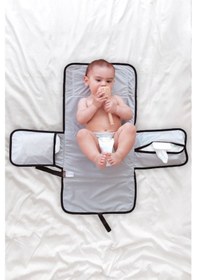 Resim Bebek Alt Açma Bakım Çantası Organizerli Anne Bebek Yenidoğan Değiştirme Minderi Bb-504 