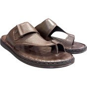 Resim Pierre Cardin Parmak Arası Puflu Taban Deri Erkek Terlik 