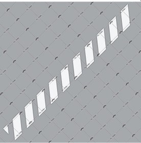 Resim Rfhlm125 Reflektif Kesikli Serit (Kaska Uygun) 