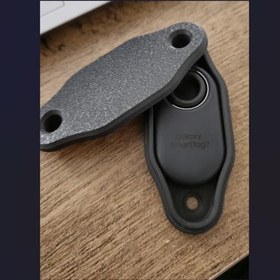 Resim Mizaku Bisiklet Suluk Arkasına Takılan Tutucu SmartTag2 Dizayn Edilmiş Smart Tag 2 Kılıf - Siyah 