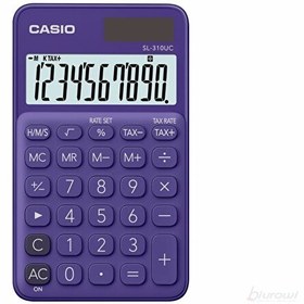 Resim Casio SL-310UC-PL Cep Tipi 10 Hane Mor Hesap Makinesi 