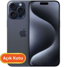 Resim Apple iPhone 15 Pro YD Sıfır  Açık Kutu | 512 GB Mavi 