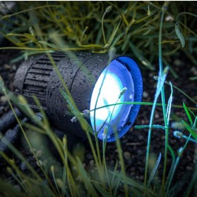Resim fullreyon 10 Adet Elektrikle Çalışır 7 Watt Mavi Işık Çok Kaliteli Çim Çiçek, Ağaç, Peyzaj Aydınlatma Armatürü 