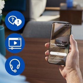 Resim Philips 5000 Serisi Islak Kuru Robot Süpürge, Yüksek Emiş Gücü, Uzun Çalışma Süresi, 200 dk'ya Kadar Şarj, HomeRun, Otomatik Boşaltma İstasyonu, Beyaz (XU5100/20) 