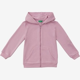 Resim United Colors Of Benetton Kız Çocuk Sweatshirt Bnt-g20838 Lila 