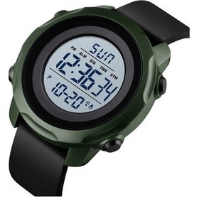 Resim Besthome1 Skmei 1540 Kadran Spor Erkek Elektronik Saat Yeşil Çok Renkli Su Geçirmez Çok Renkli 