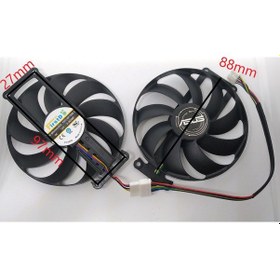 Resim Fdc10H12S9 C For Asus Gtx 1660 Super 1660Ti 2060 2070 Dual Evo Gr 