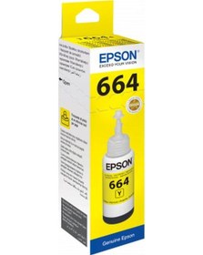 Resim Epson T6644 Sarı Şişe Mürekkep Kartuş C13T66444A 70 