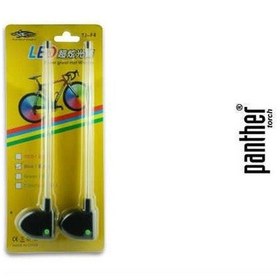 Resim Renkli Bisiklet Lambası - Şerit Işık - Tekere Takılabilir N11.5176 