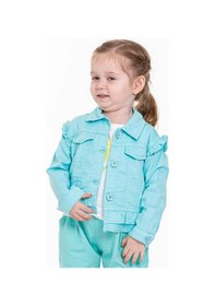 Resim Xo Kids Kız Fırfırlı Gömlek 9-36 Ay Yaş 34709 Mavi 