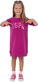 Resim U.S. Polo Assn. Kız Çocuk Fuşya Elbise (Örme) 50314313-VR023 
