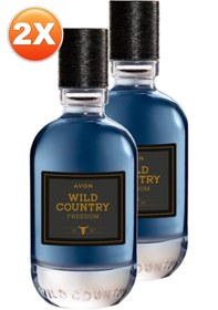 Resim AVON Wild Country Freedom Erkek Parfüm Edt 75 Ml. İkili Set 