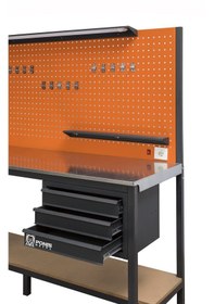 Resim Endüstriyel 6 Çekmeceli Çalışma Tezgahı 190x180x70cm 