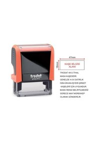 Resim Trodat 4912 - İsim-ünvan-firma-şirket-doktor Kaşesi Mavi N11.21231 