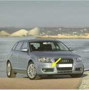 Resim Audi A3 Sportback 2004-08 Ön Tampon Çeki Demiri Kapağı 8P4807241 