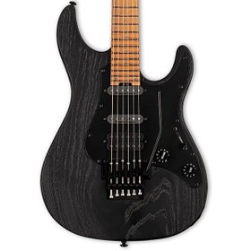 Resim Esp Ltd SN-1000 FR Black Blast Roasted Maple Elektro Gitar 