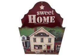 Resim Şık ve Dayanıklı Ahşap Posta Kutusu, Bahçe ve Giriş Dekorasyonu Için Ideal 