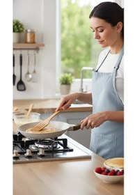 Resim Thermoad Granit Döküm Krep Tava 26 Cm Vizon Renkli 